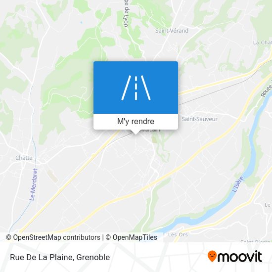 Rue De La Plaine plan