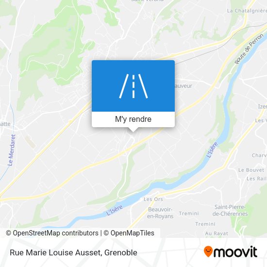 Rue Marie Louise Ausset plan