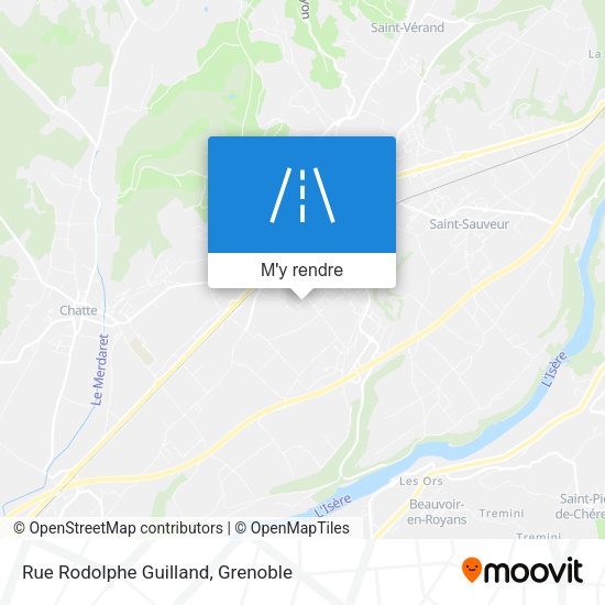 Rue Rodolphe Guilland plan