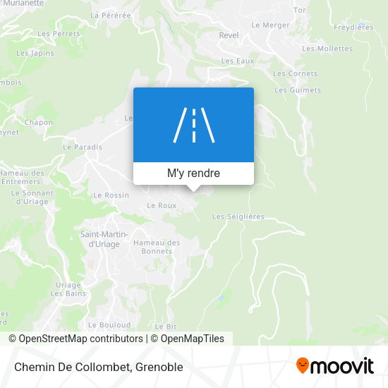 Chemin De Collombet plan