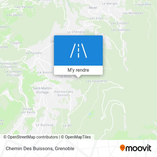 Chemin Des Buissons plan