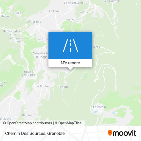 Chemin Des Sources plan