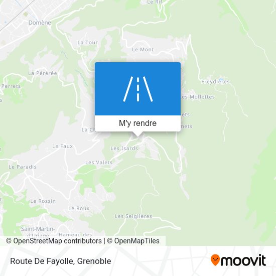 Route De Fayolle plan