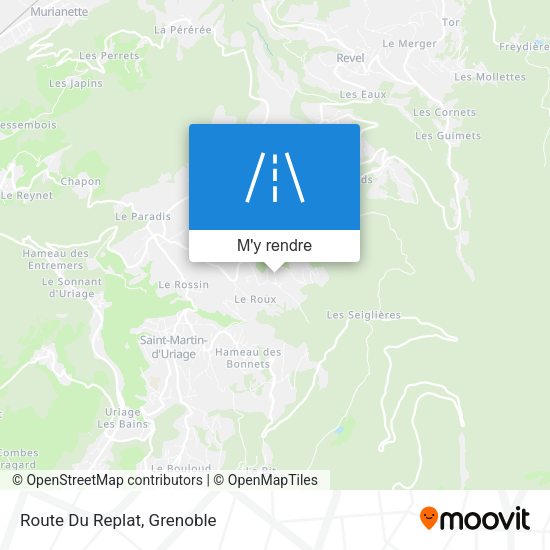 Route Du Replat plan
