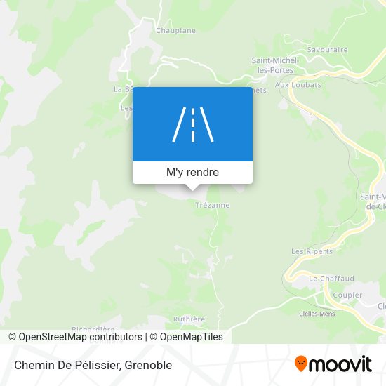 Chemin De Pélissier plan