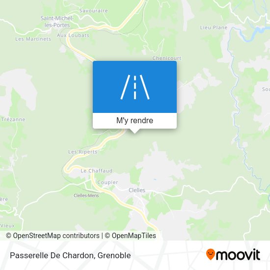 Passerelle De Chardon plan
