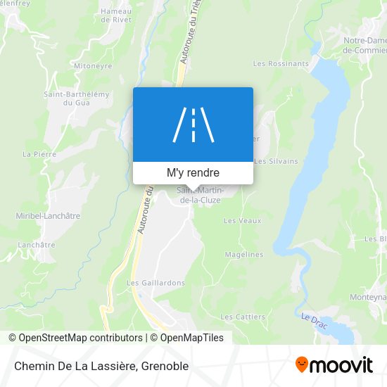 Chemin De La Lassière plan