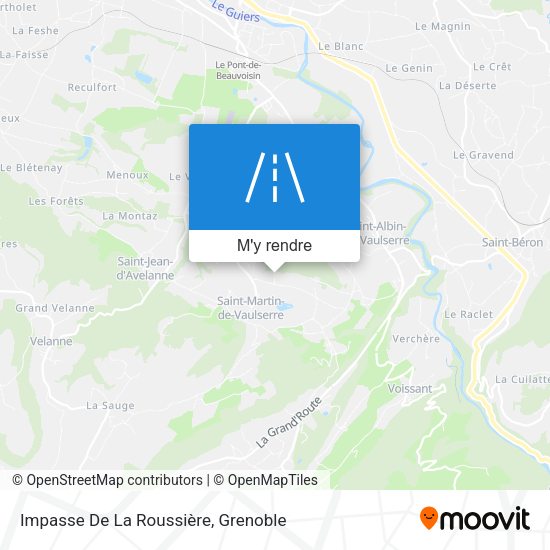 Impasse De La Roussière plan