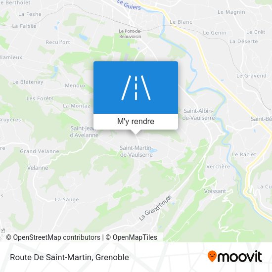 Route De Saint-Martin plan