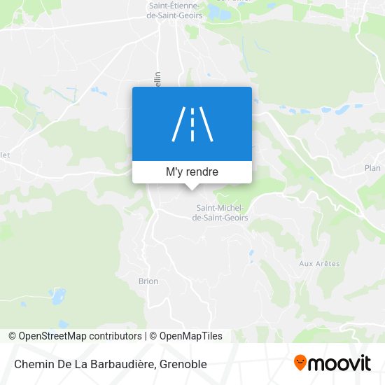 Chemin De La Barbaudière plan