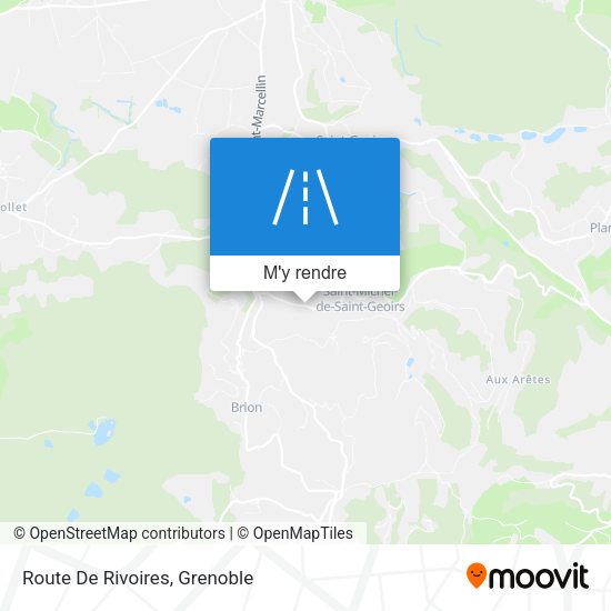 Route De Rivoires plan