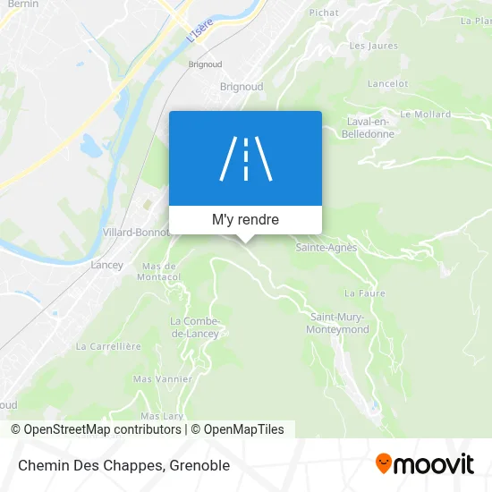 Chemin Des Chappes plan