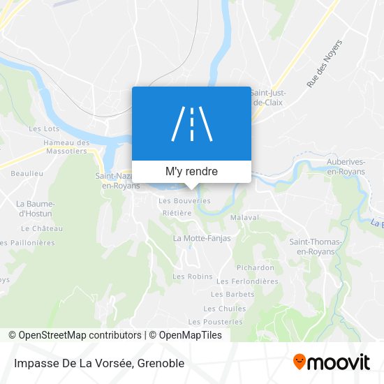 Impasse De La Vorsée plan
