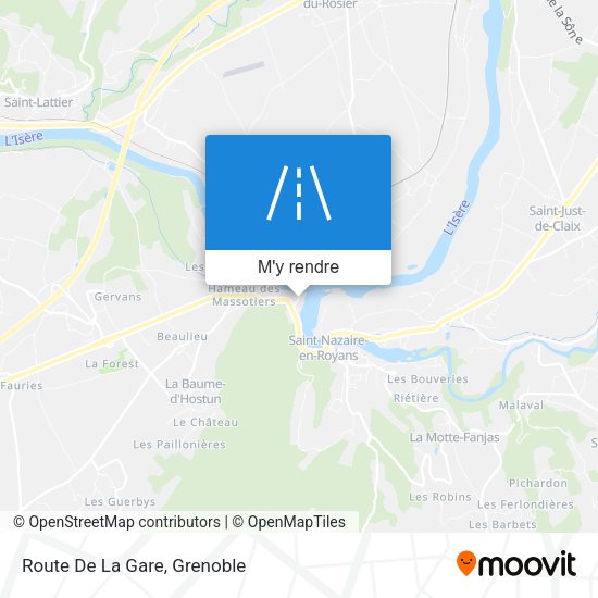 Route De La Gare plan