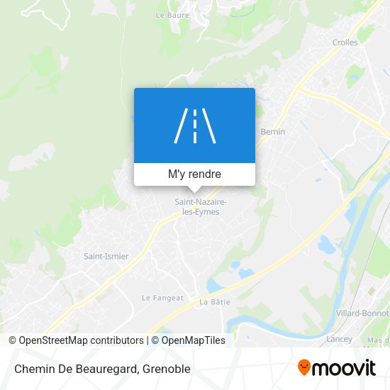 Chemin De Beauregard plan