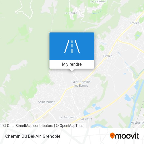 Chemin Du Bel-Air plan