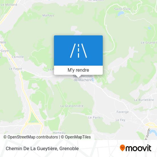 Chemin De La Gueytière plan