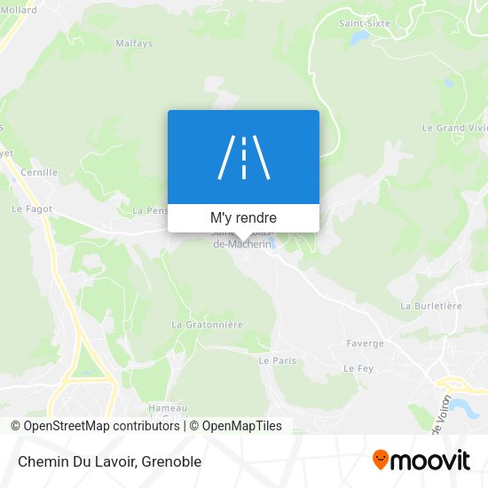 Chemin Du Lavoir plan