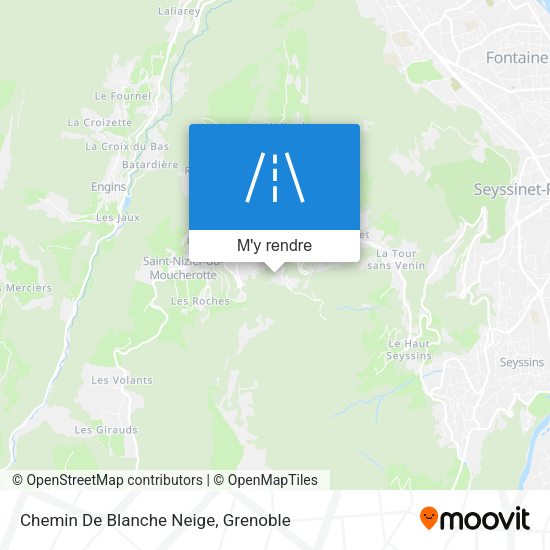 Chemin De Blanche Neige plan