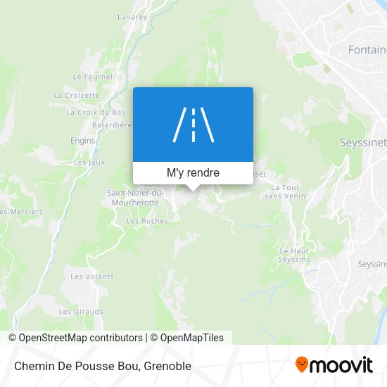 Chemin De Pousse Bou plan