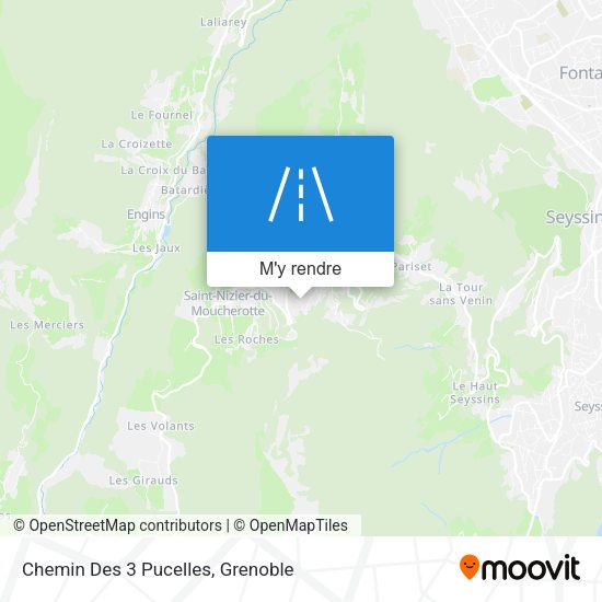 Chemin Des 3 Pucelles plan