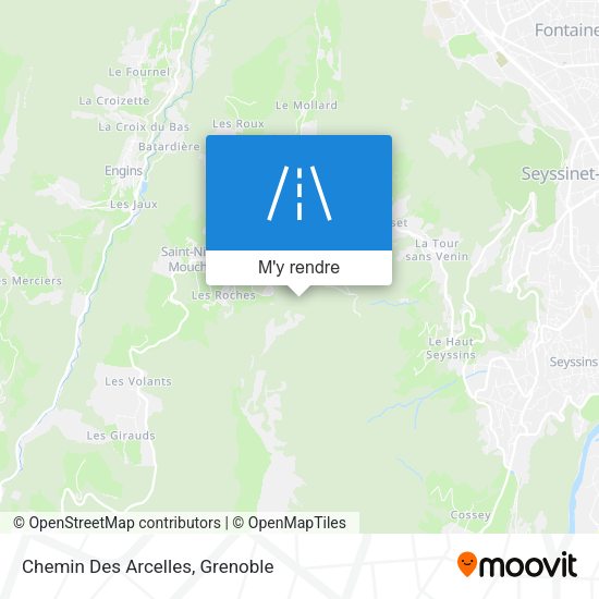 Chemin Des Arcelles plan