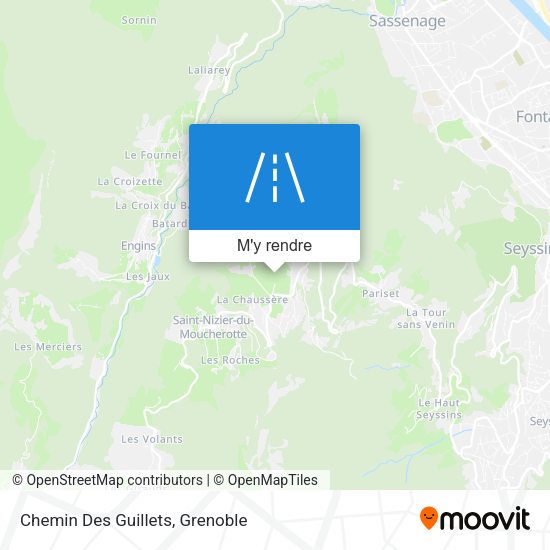 Chemin Des Guillets plan