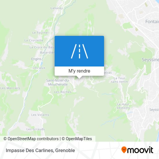 Impasse Des Carlines plan