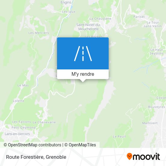 Route Forestière plan