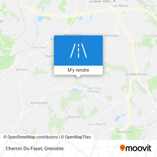 Chemin Du Fayet plan