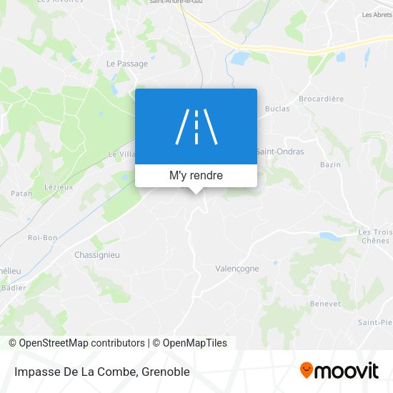 Impasse De La Combe plan
