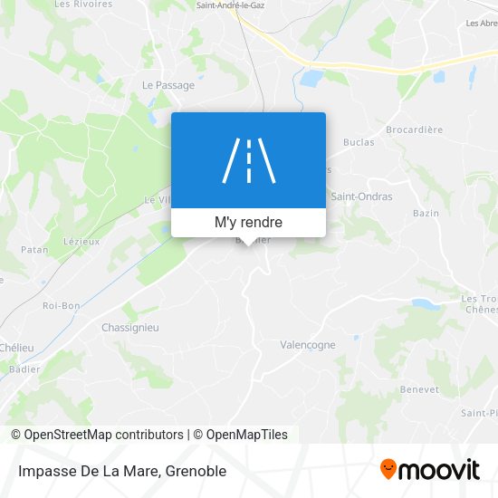 Impasse De La Mare plan