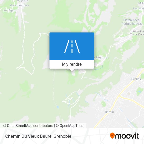 Chemin Du Vieux Baure plan