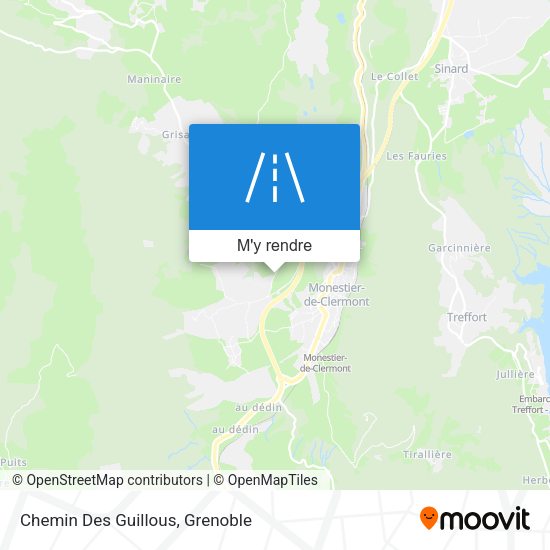 Chemin Des Guillous plan