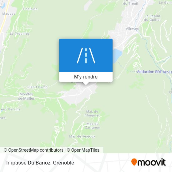 Impasse Du Barioz plan