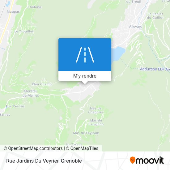 Rue Jardins Du Veyrier plan