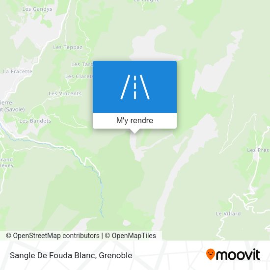 Sangle De Fouda Blanc plan