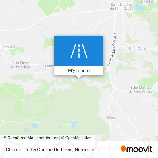 Chemin De La Combe De L'Eau plan