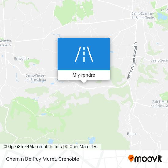Chemin De Puy Muret plan