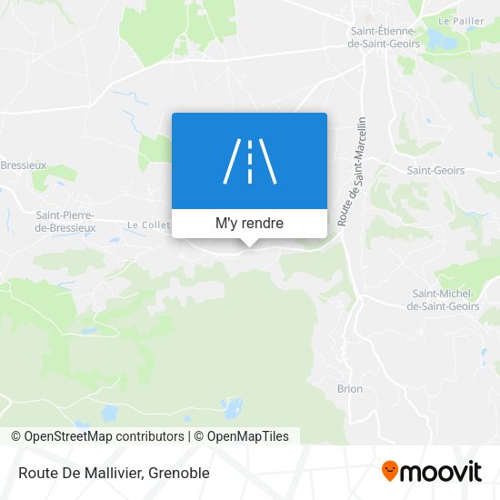 Route De Mallivier plan