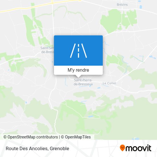 Route Des Ancolies plan