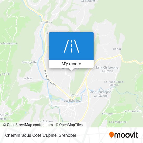 Chemin Sous Côte L'Epine plan