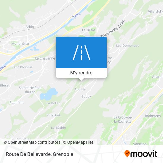 Route De Bellevarde plan