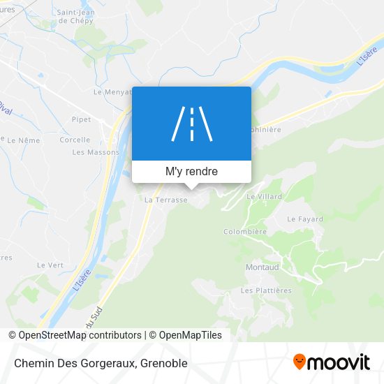 Chemin Des Gorgeraux plan