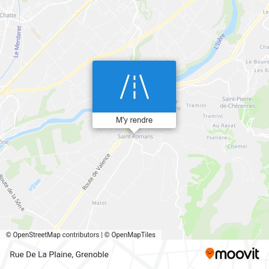 Rue De La Plaine plan