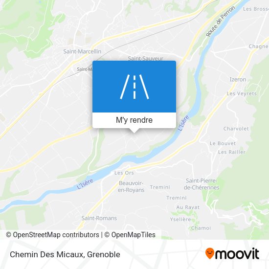 Chemin Des Micaux plan