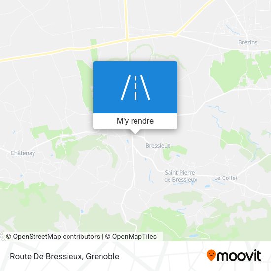 Route De Bressieux plan
