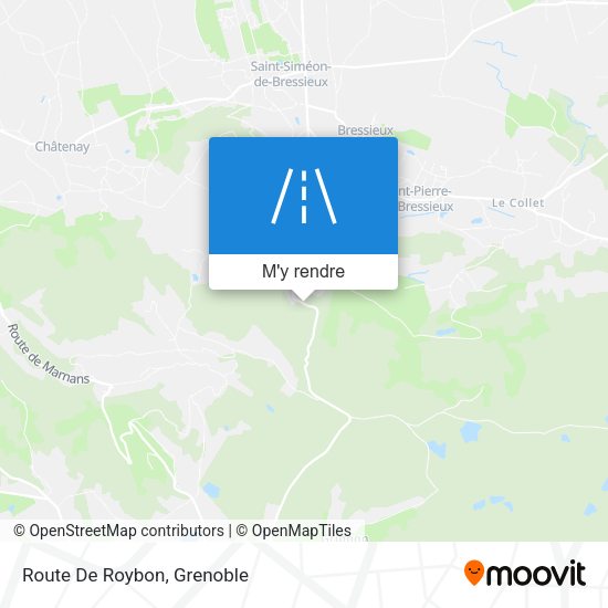 Route De Roybon plan