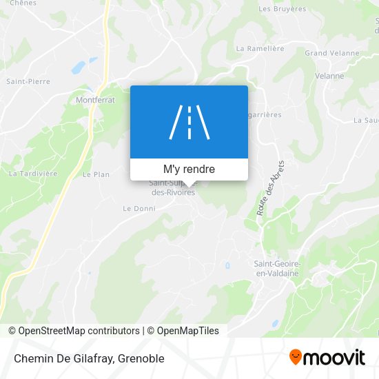 Chemin De Gilafray plan