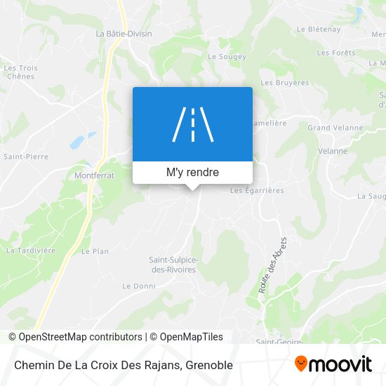 Chemin De La Croix Des Rajans plan